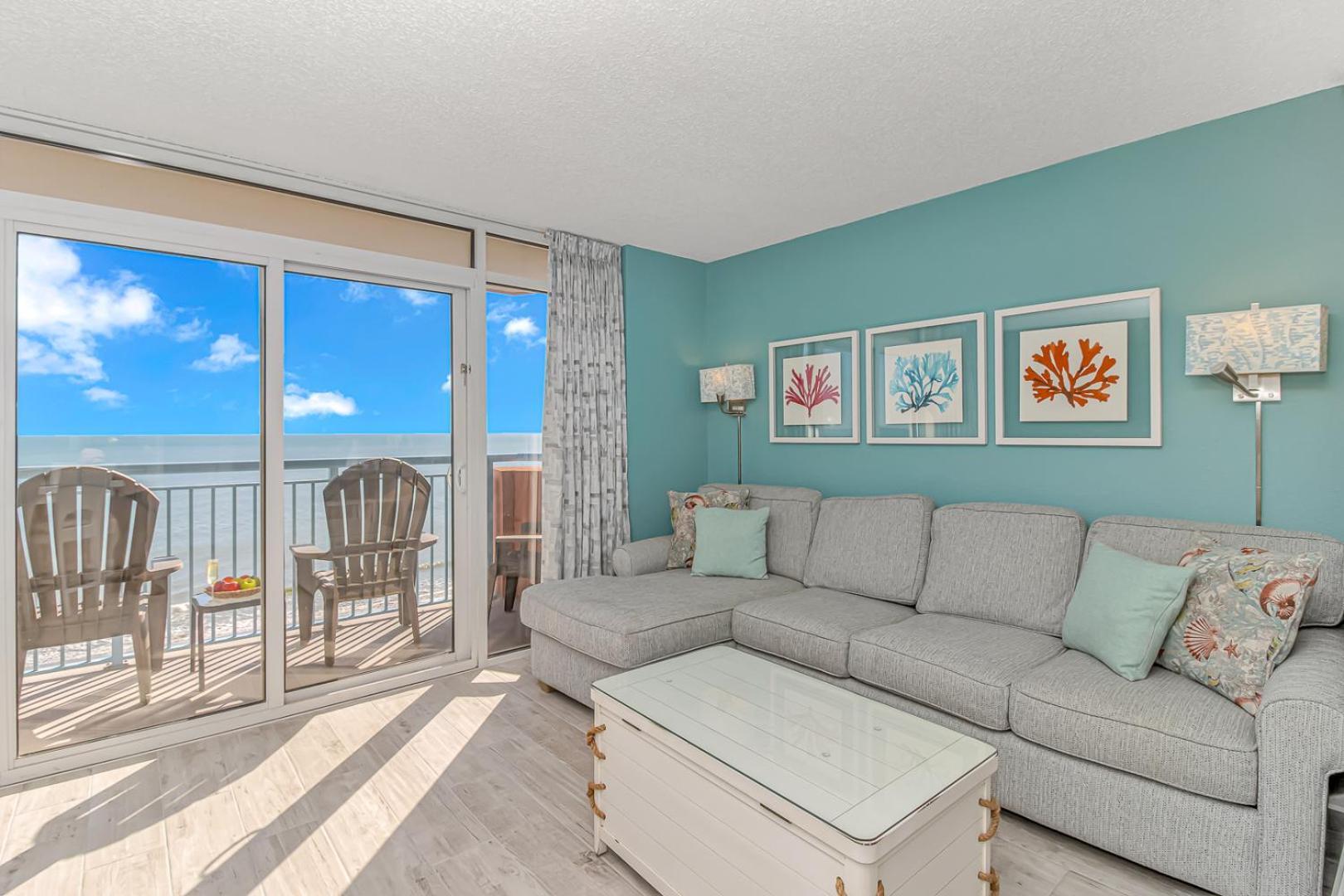 Immaculate! Beautifully Renovated Oceanfront 1 Bedroom Suite - Sleeps 6! - Roxanne Towers Unit 804 Миртл-Бич Экстерьер фото