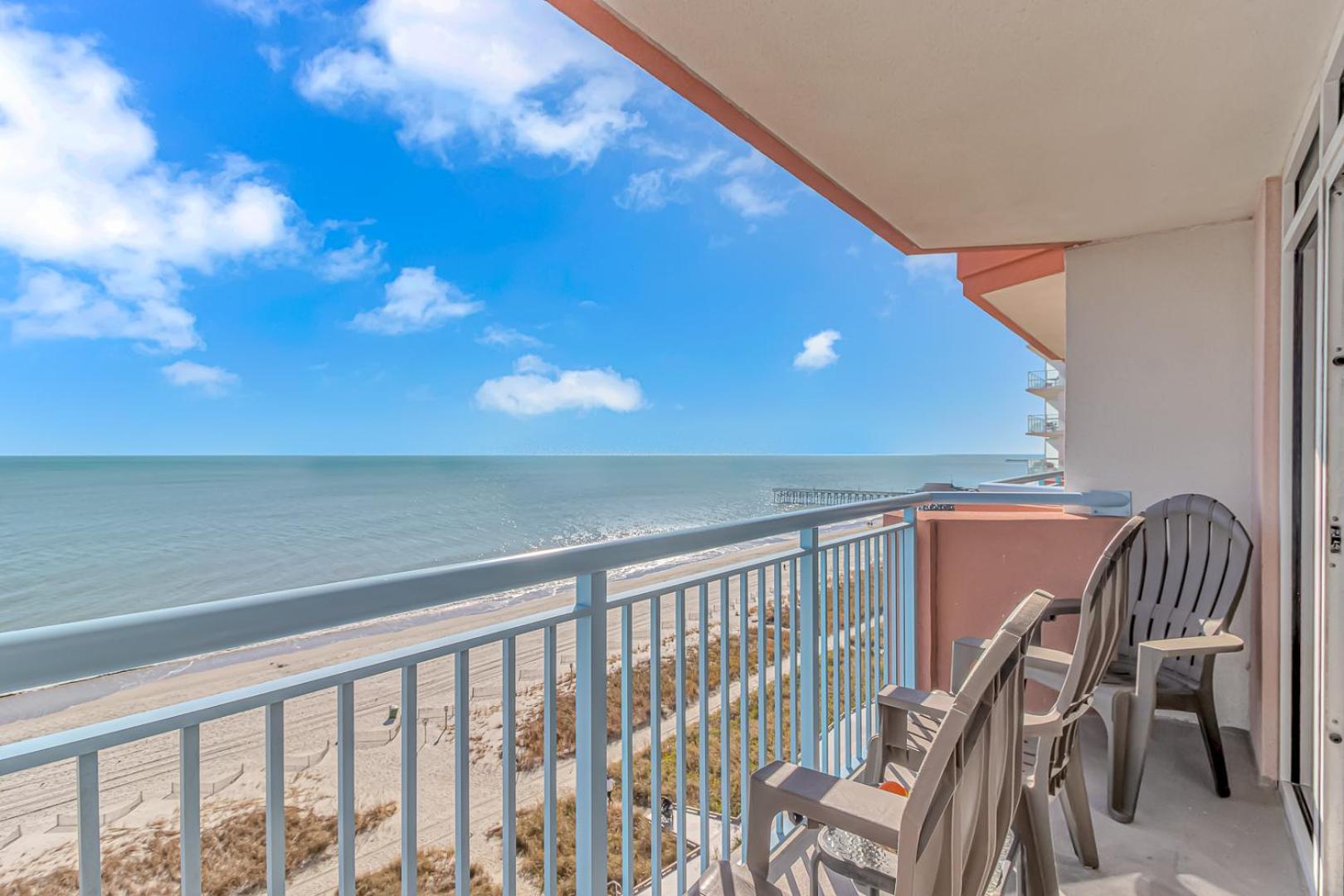 Immaculate! Beautifully Renovated Oceanfront 1 Bedroom Suite - Sleeps 6! - Roxanne Towers Unit 804 Миртл-Бич Экстерьер фото